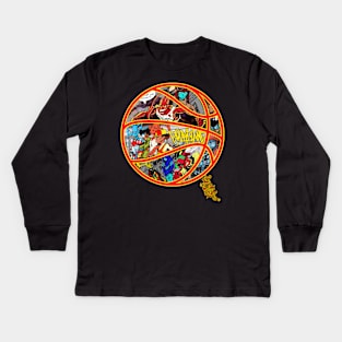 DA'GOON SQUAD COMIC BOOK SERIES "BROKELAND B-BALL" Created and Art by Rolo Ledesma Kids Long Sleeve T-Shirt